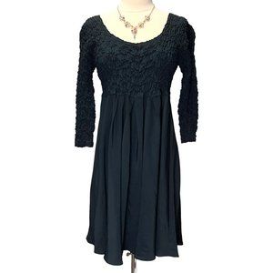 Forest green short babydoll style dress